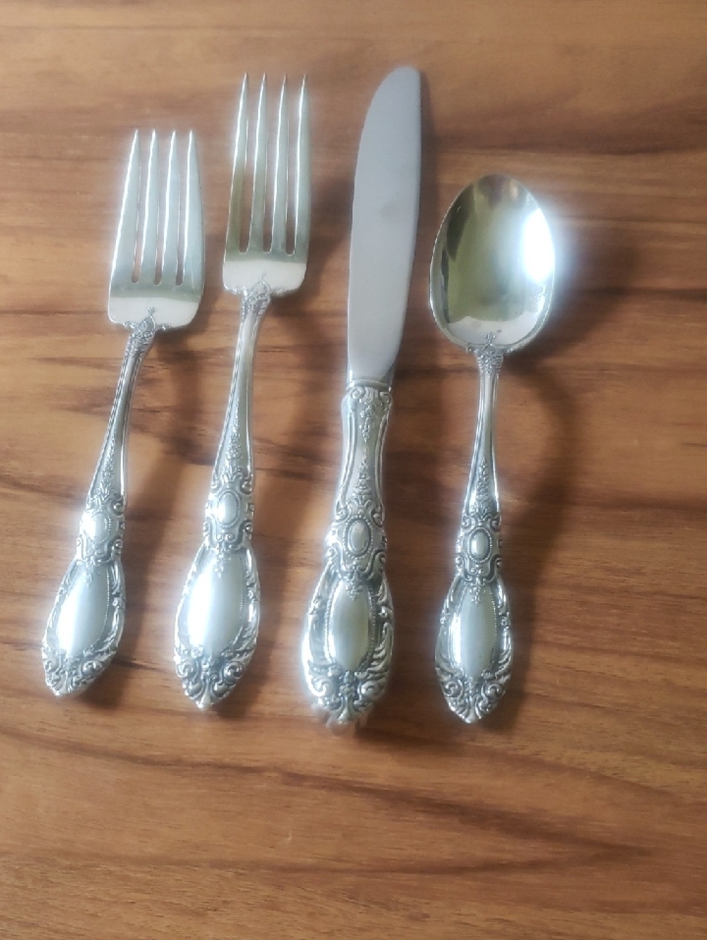 Vintage Towle Sterling Silver Flatware, "King Richard", 24 pieces